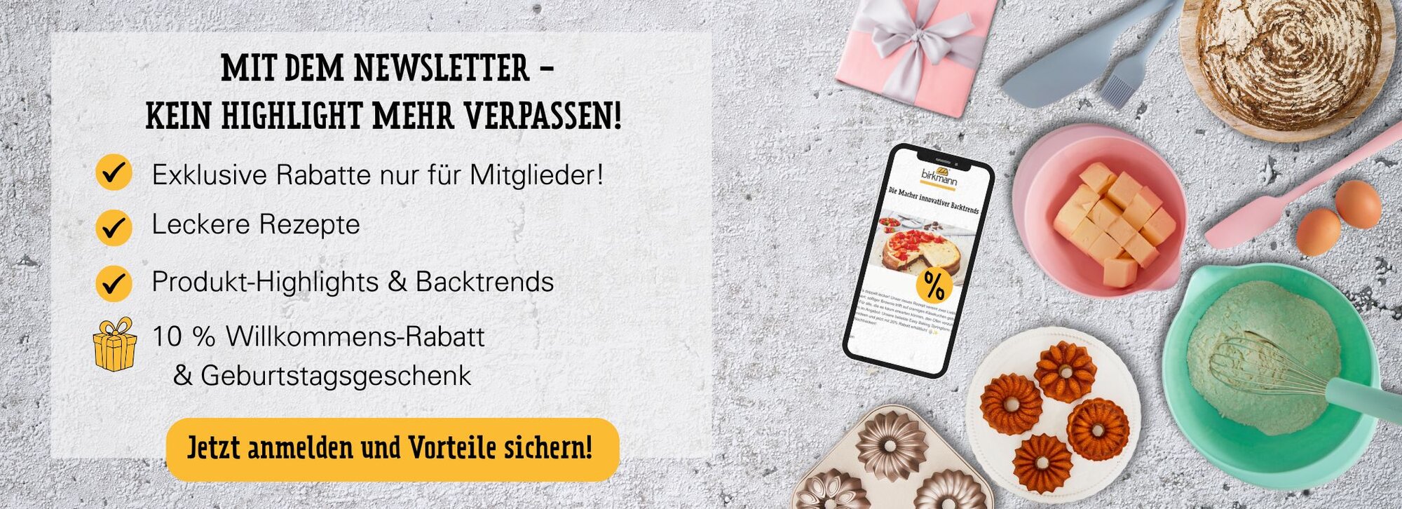 Newsletteranmeldung