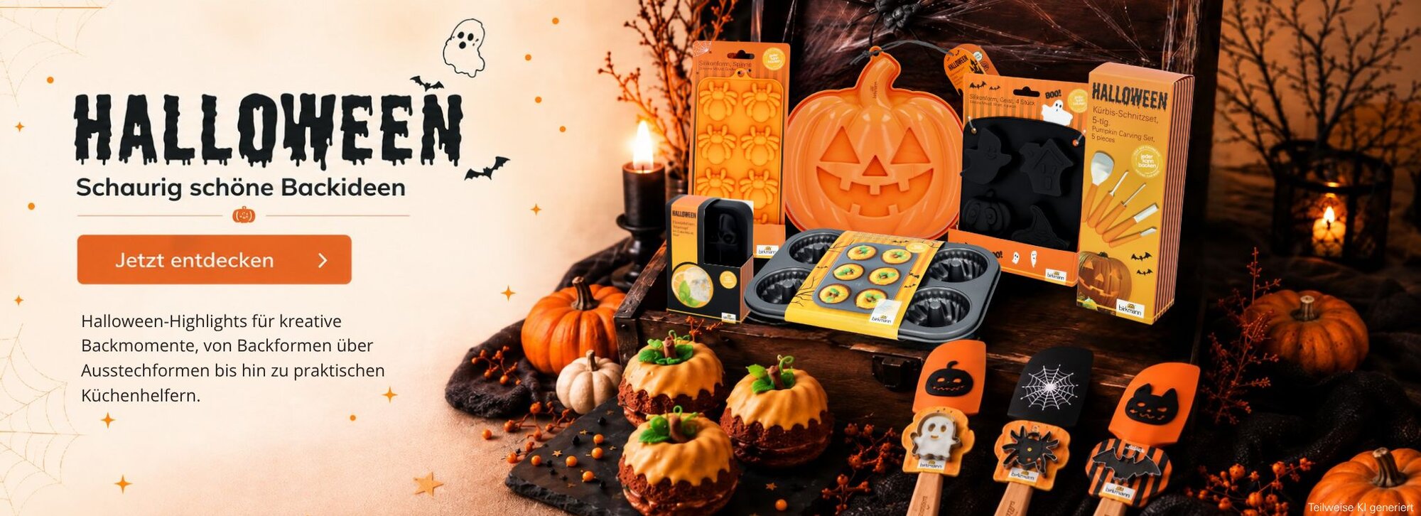 Halloween Themenwelt und schaurige Produkte